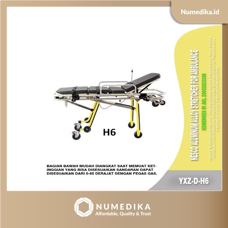 Aluminium Alloy Strecher For Ambulance Nesco Tipe YXZ-D-H6